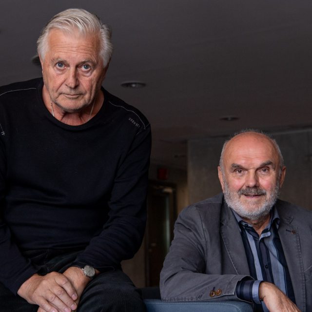 bubeník Josef Vejvoda a basista Petr Kořínek | foto: Khalil Baalbaki,  Český rozhlas