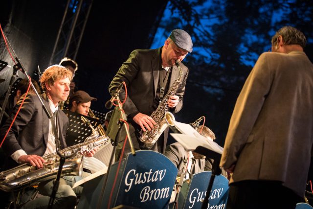 Rozhlasový Big band Gustava Broma na United Islands of Prague | foto: Jiří Šeda