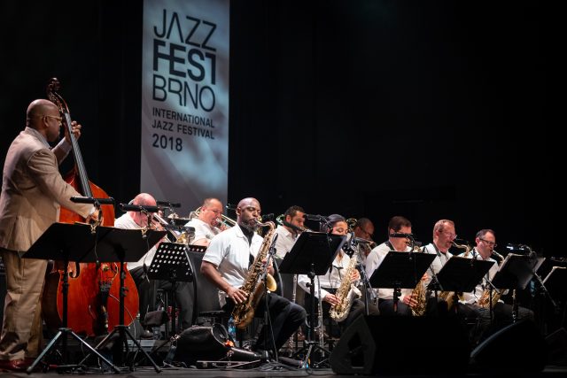 Christian McBride Bigband na Jazzfestu Brno,  2018 | foto: Martin Zeman